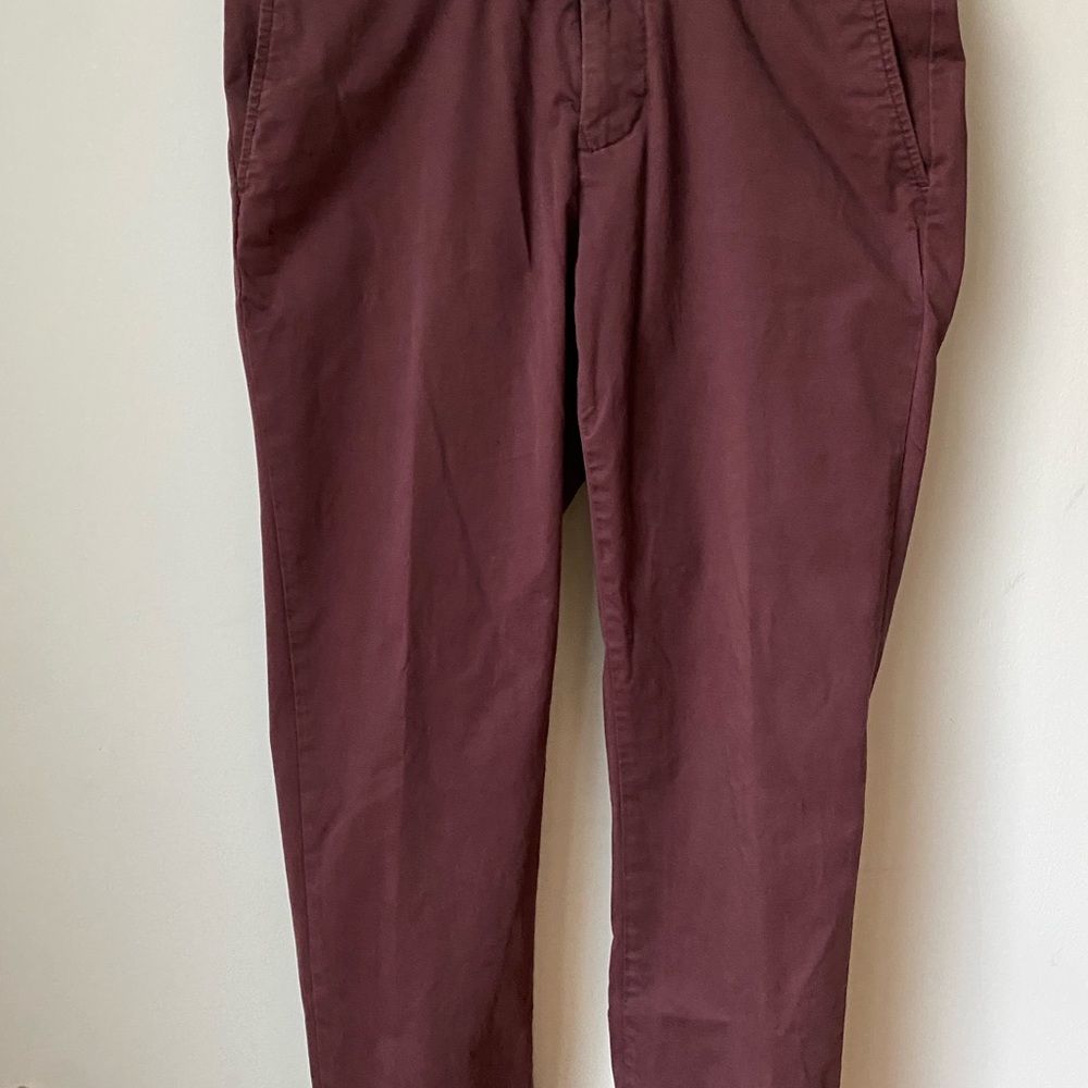 Men's Tommy Hilfiger Burgundy Pants
